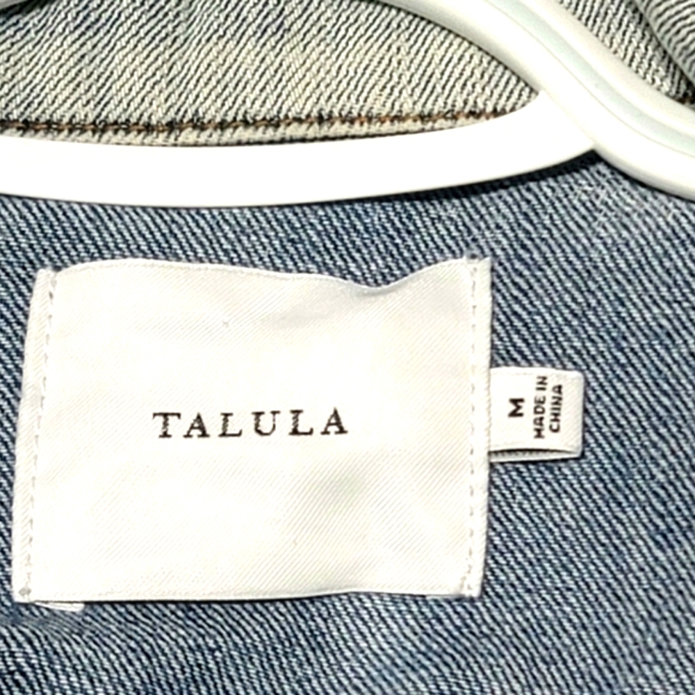 Talula Women's Button-Down Denim Jacket Size M - Picture 14 of 16